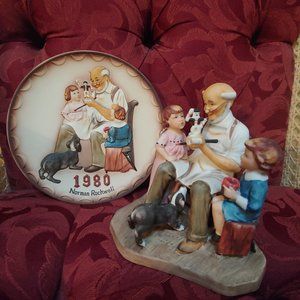 1980 Norman Rockwell  "The Toymaker"